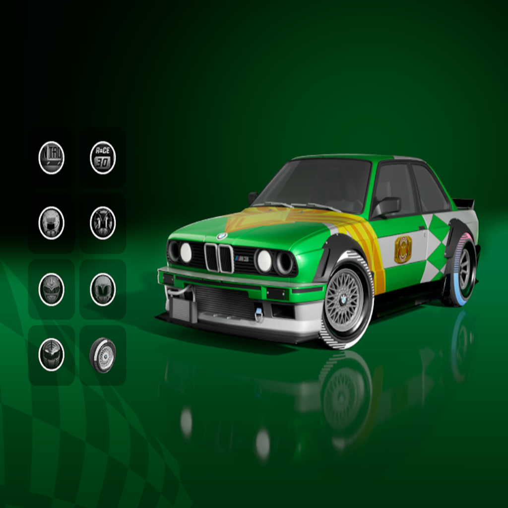 Lote de BMW E30 + Power Rangers